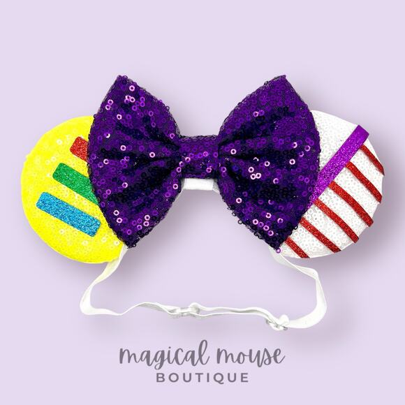 Buzz Lightyear Elastic Minnie Ears | Toy Story-Inspired Adjustable Headband - Picture 1 of 5